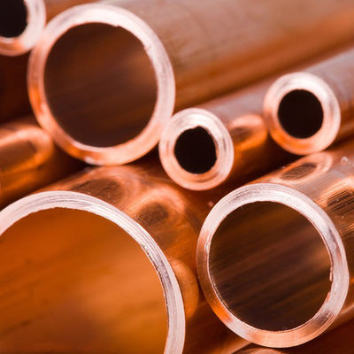 1M To 12M Metal Non Ferrous nahtloses kupfernes Rohr für Klimaanlagen-Abkühlung