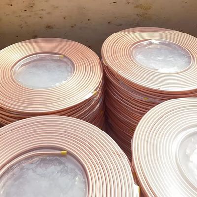 Feuerfestes PET Isolierkupferrohr-Rohr-Klimaanlagen-Kupferrohr-Spule 15mm