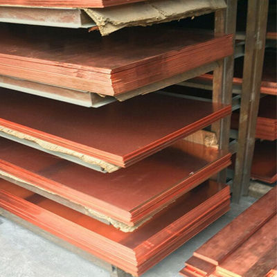 Goldfarben Kupfer Messing Plattenbleche Lagermaterial C10100 C10200
