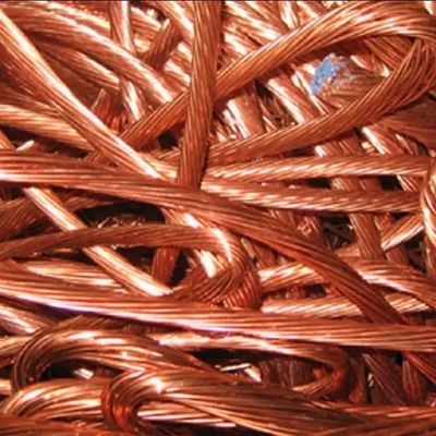 990,99% Metallrot, hell Kupfer, Stahldraht, Schrottplatte