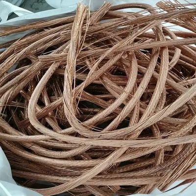 990,99% Metallrot, hell Kupfer, Stahldraht, Schrottplatte