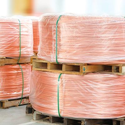 Elektroplattierte Emaillierte Draht Recycling Kupferplattiert Aluminium 0,13 mm 8-10% C